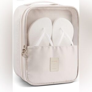 Mossio Shoe Bag Holds 3 Pair of Shoes for Travel and Daily Use Storage Pouch